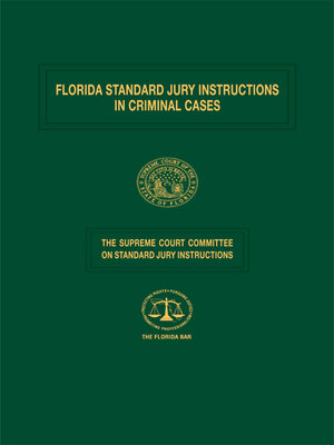cover image of Florida Standard Jury Instructions in Criminal Cases